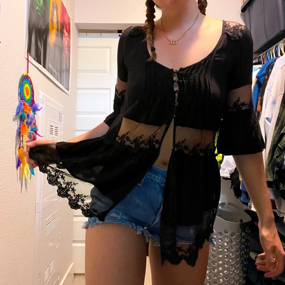 Flowy Black Blouse